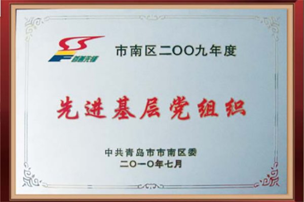 市南区2009年度先进基层组织